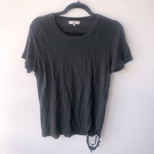 IRO Tee, purposely distressed